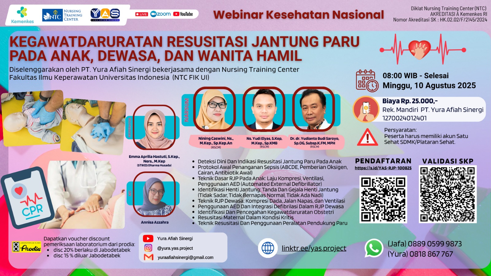Kegawatdaruratan Resusitasi Jantung Paru Pada Anak, Dewasa, Dan Wanita Hamil Angkatan 1