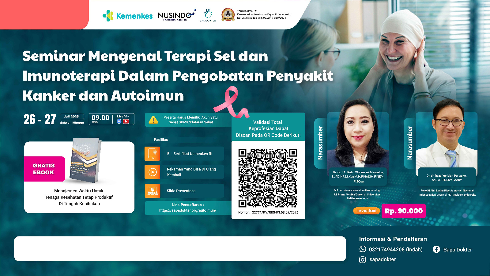 Mengenal Terapi Sel Dan Imunoterapi Dalam  Pengobatan Penyakit Kanker Dan Autoimun Angkatan 1