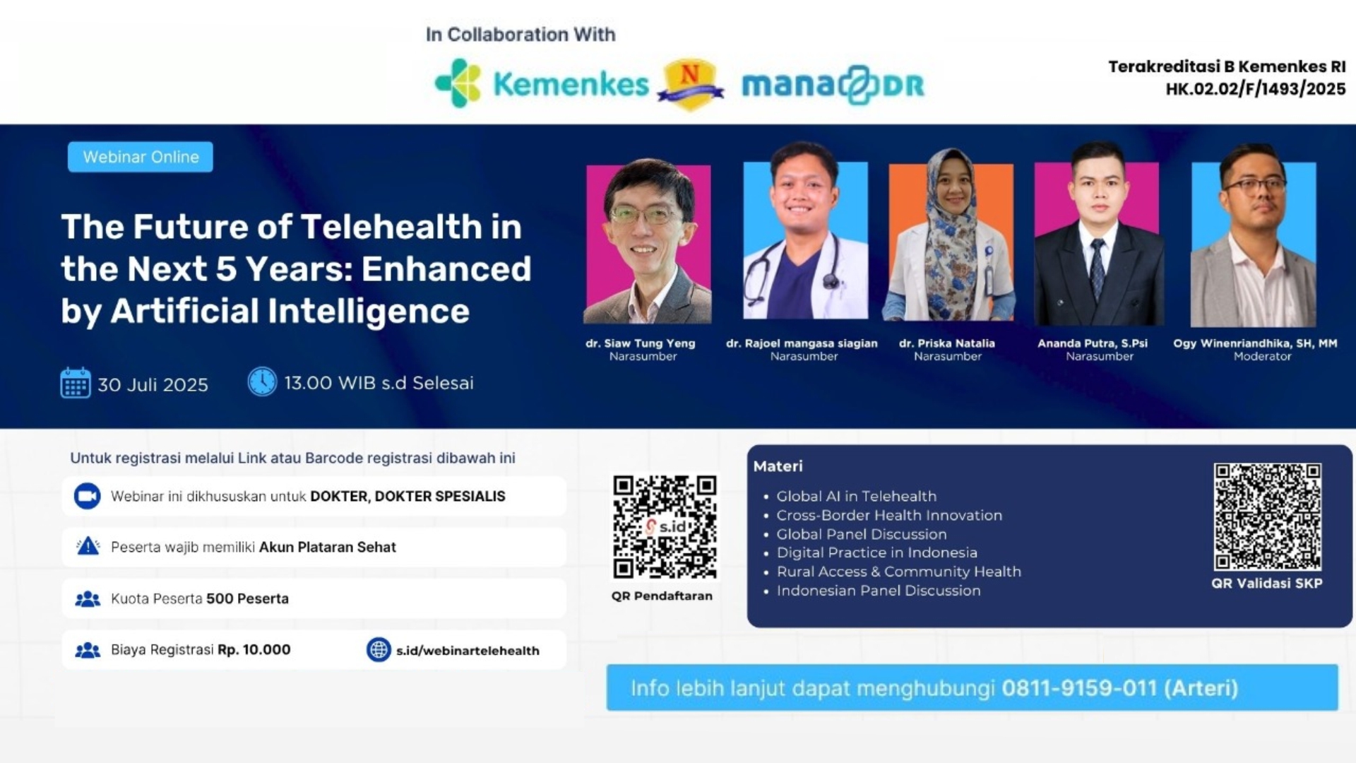 The Future of Telehealth in the Next 5 Years: Enhanced by Artificial Intelligence Angkatan 1
