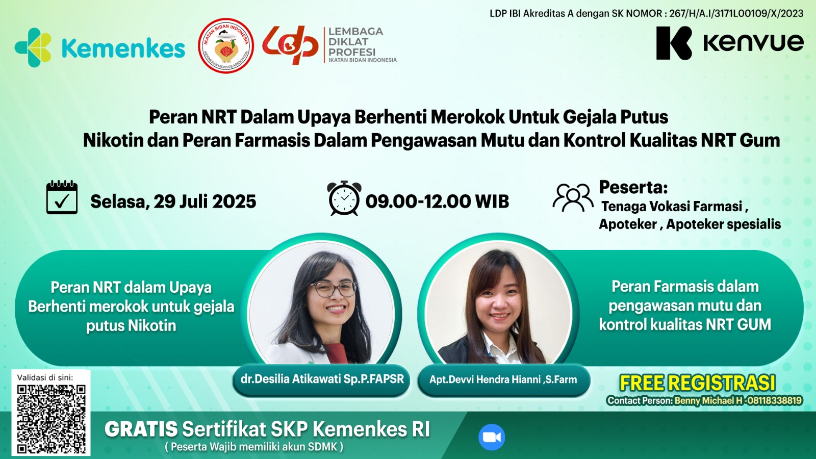 Peran NRT dalam Upaya Berhenti merokok untuk gejala putus  Nikotin dan Peran Farmasis dalam pengawasan mutu dan kontrol kualitas NRT Gum Angkatan 1