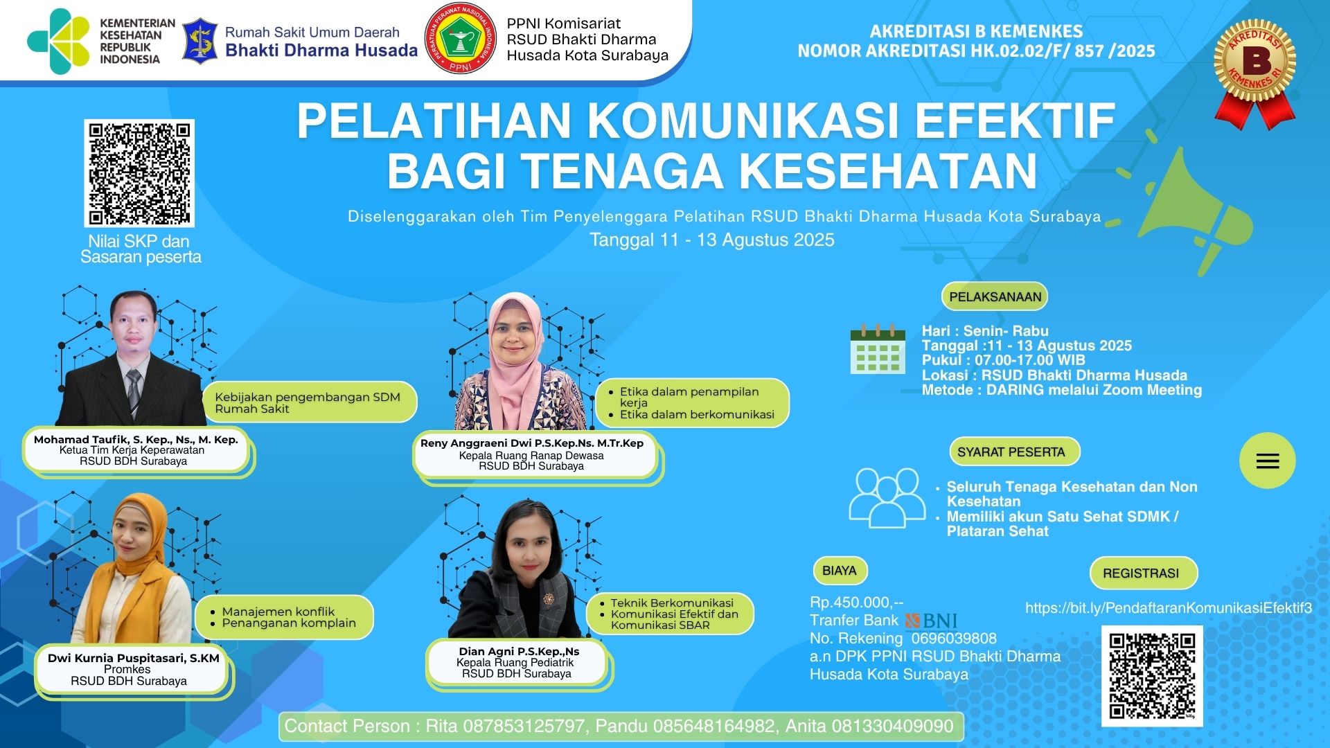 Pelatihan Komunikasi Efektif bagi Tenaga Kesehatan Angkatan 3