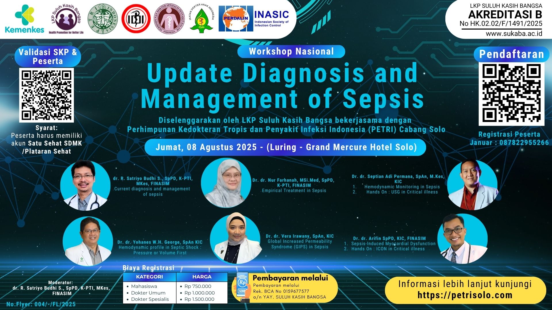 Workshop: Update Diagnosis and Management of Sepsis Angkatan 1