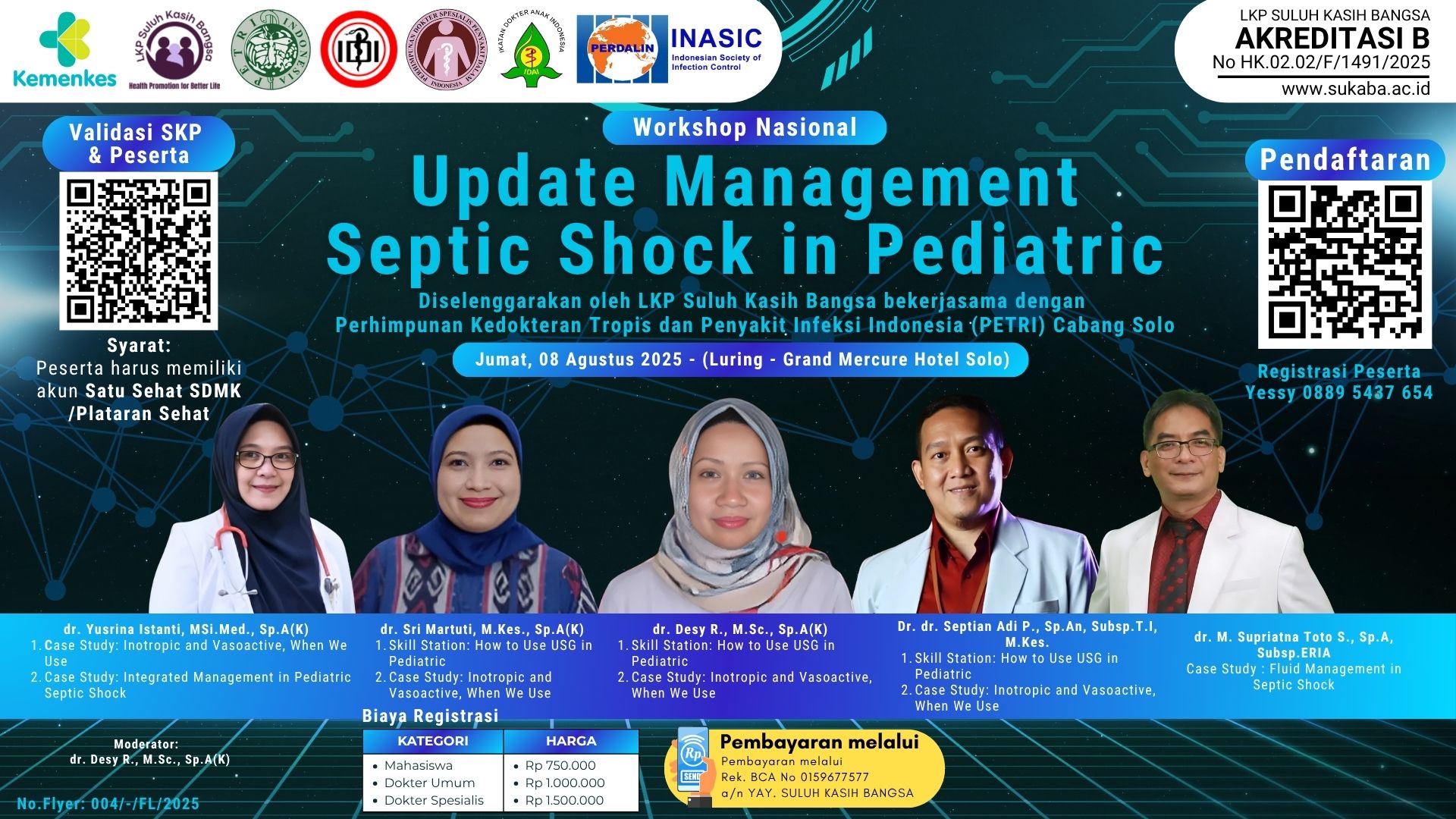 Workshop: Update Management Septic Shock in Pediatric Angkatan 1
