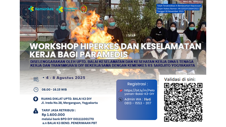 Workshop Hiperkes dan Keselamatan Kerja Bagi Paramedis Angkatan 2