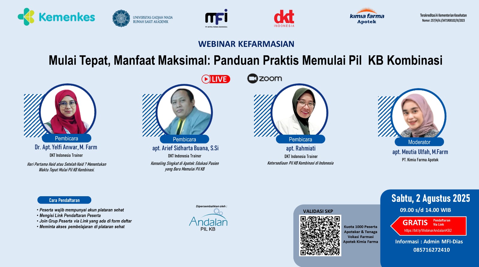 Mulai Tepat, Manfaat Maksimal: Panduan Praktis Memulai Pil KB Kombinasi Angkatan 1