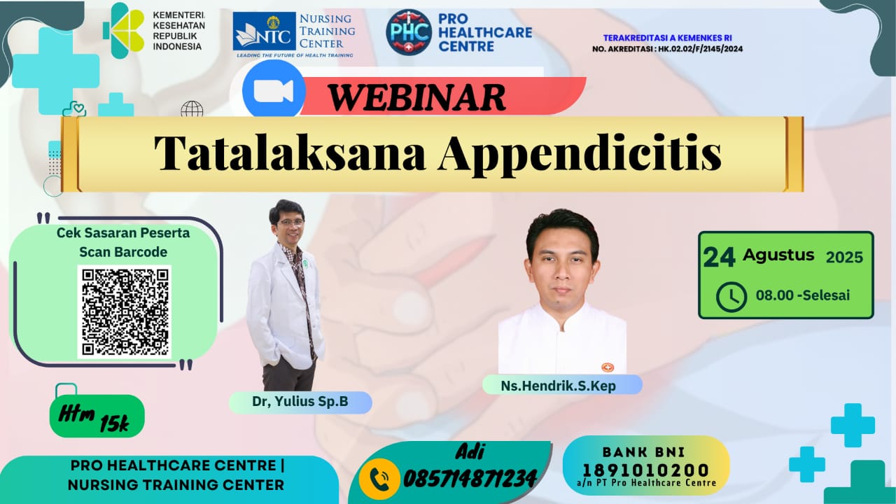 Tatalaksana Apppendiktomy  Angkatan 1