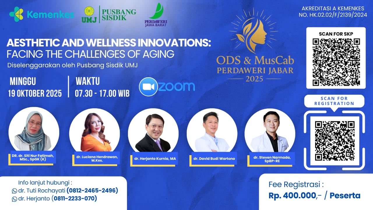 One Day Symposium PERDAWERI JABAR 2025, “Aesthetic and Wellness Innovations: Facing the Challenges of Aging” Angkatan 1