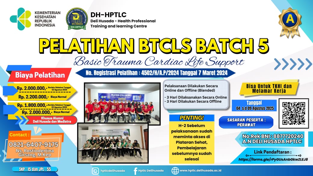 Pelatihan Basic Trauma Cardiac Life Support (BTCLS) Angkatan 3
