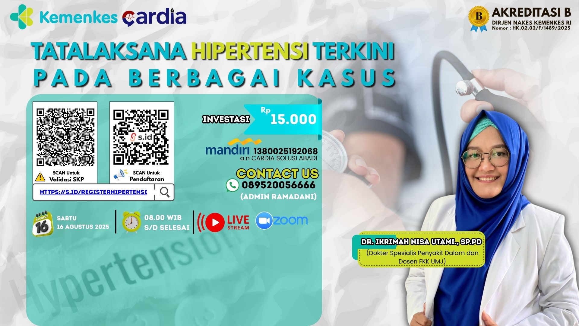 TATALAKSANA HIPERTENSI TERKINI PADA BERBAGAI KASUS Angkatan 1