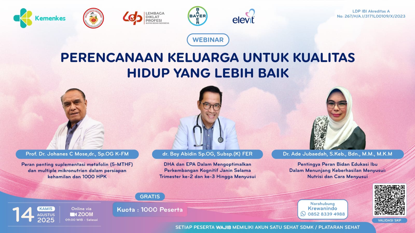 PERENCANAAN KELUARGA UNTUK KUALITAS HIDUP YANG LEBIH BAIK Angkatan 1
