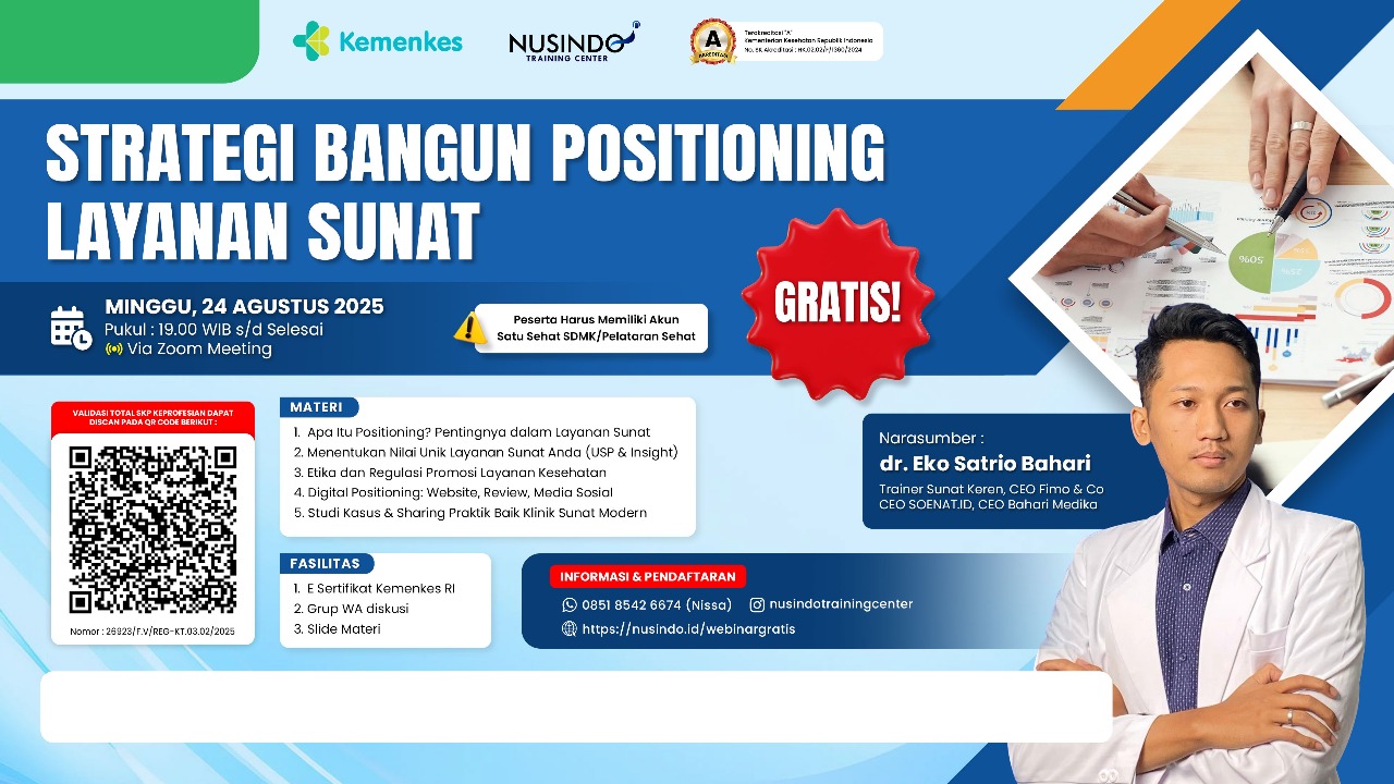 Strategi Bangun Positioning Layanan Sunat Angkatan 1