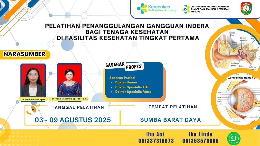 Pelatihan Penanggulangan Gangguan Indera Bagi Tenaga Kesehatan di Fasilitas Kesehatan Tingkat Pertama