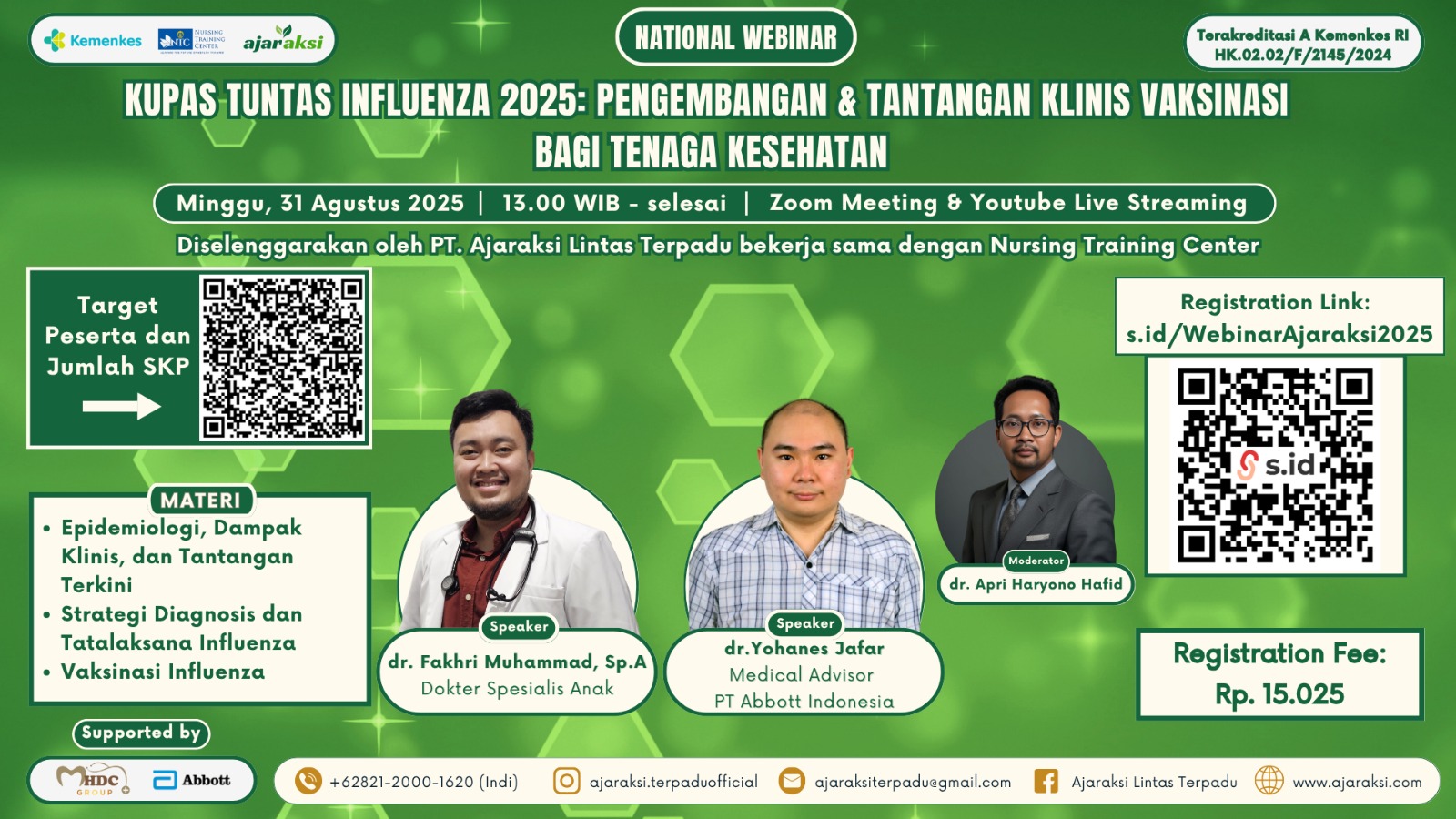 Kupas Tuntas Influenza 2025: Tantangan Klinis dan Peluang Bisnis Vaksinasi bagi Tenaga Kesehatan Angkatan 1