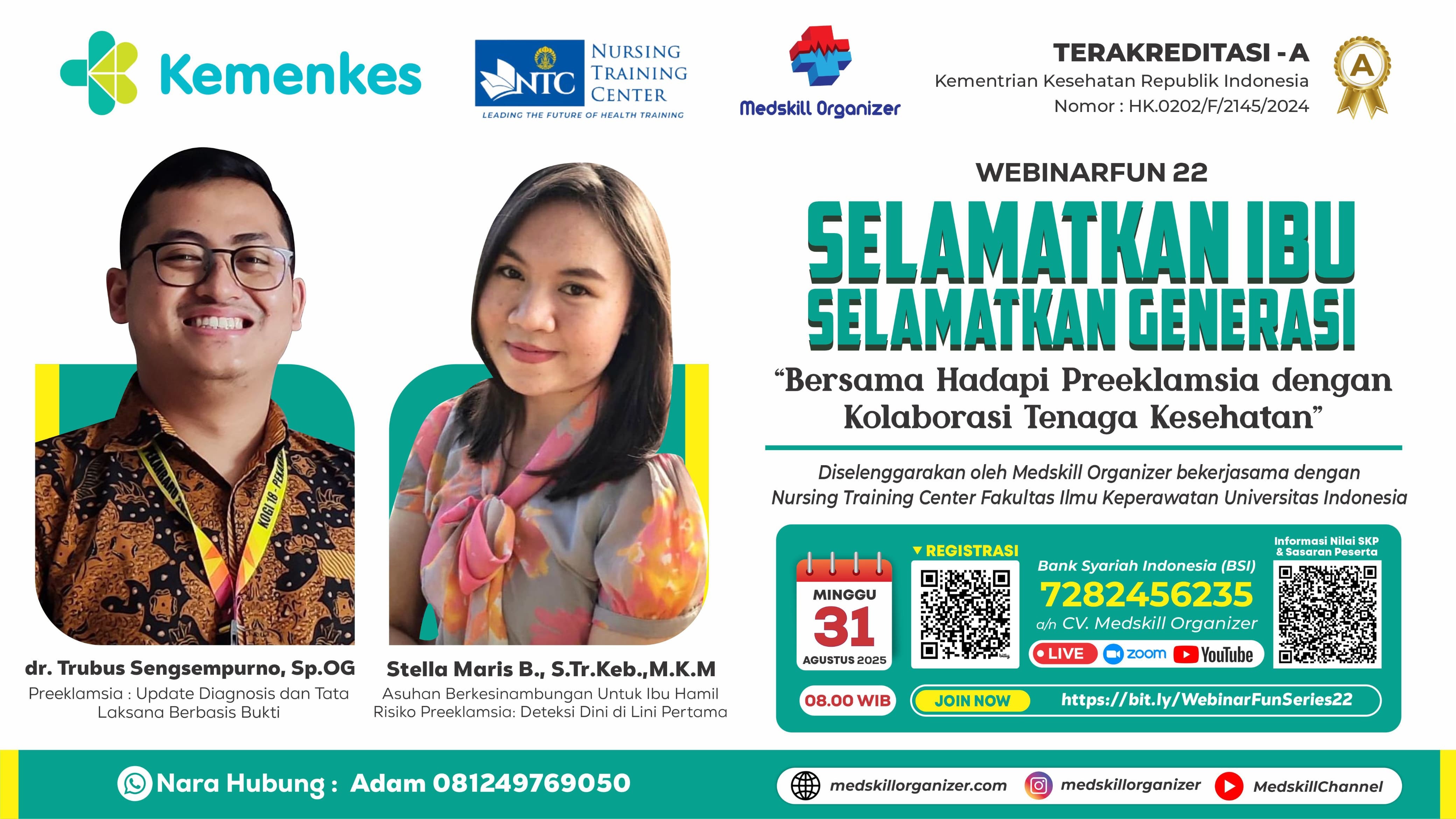 Selamatkan Ibu, Selamatkan Generasi: Bersama Hadapi Preeklampsia dengan Kolaborasi Tenaga Kesehatan Angkatan 1
