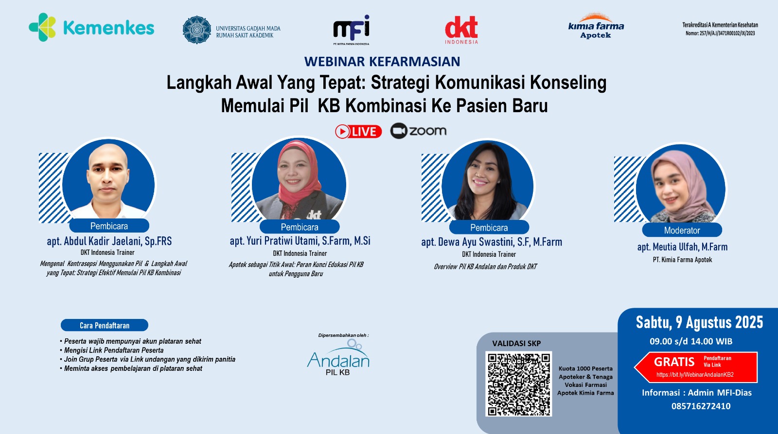 Langkah Awal yang Tepat: Strategi Komunikasi Konseling Memulai Pil KB Kombinasi Ke Pasien Baru Angkatan 1
