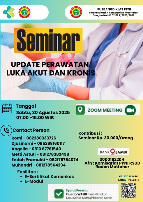Update Perawatan Luka Akut dan Kronis Angkatan 1