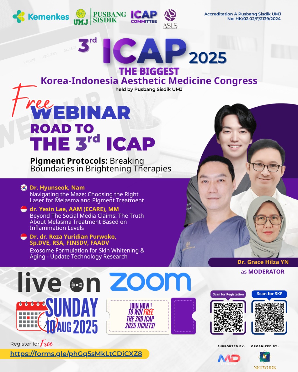ROAD TO ICAP 2025 - CHAPTER 1 | Pigment Protocols: Breaking Boundaries in Brightening Therapies Angkatan 1