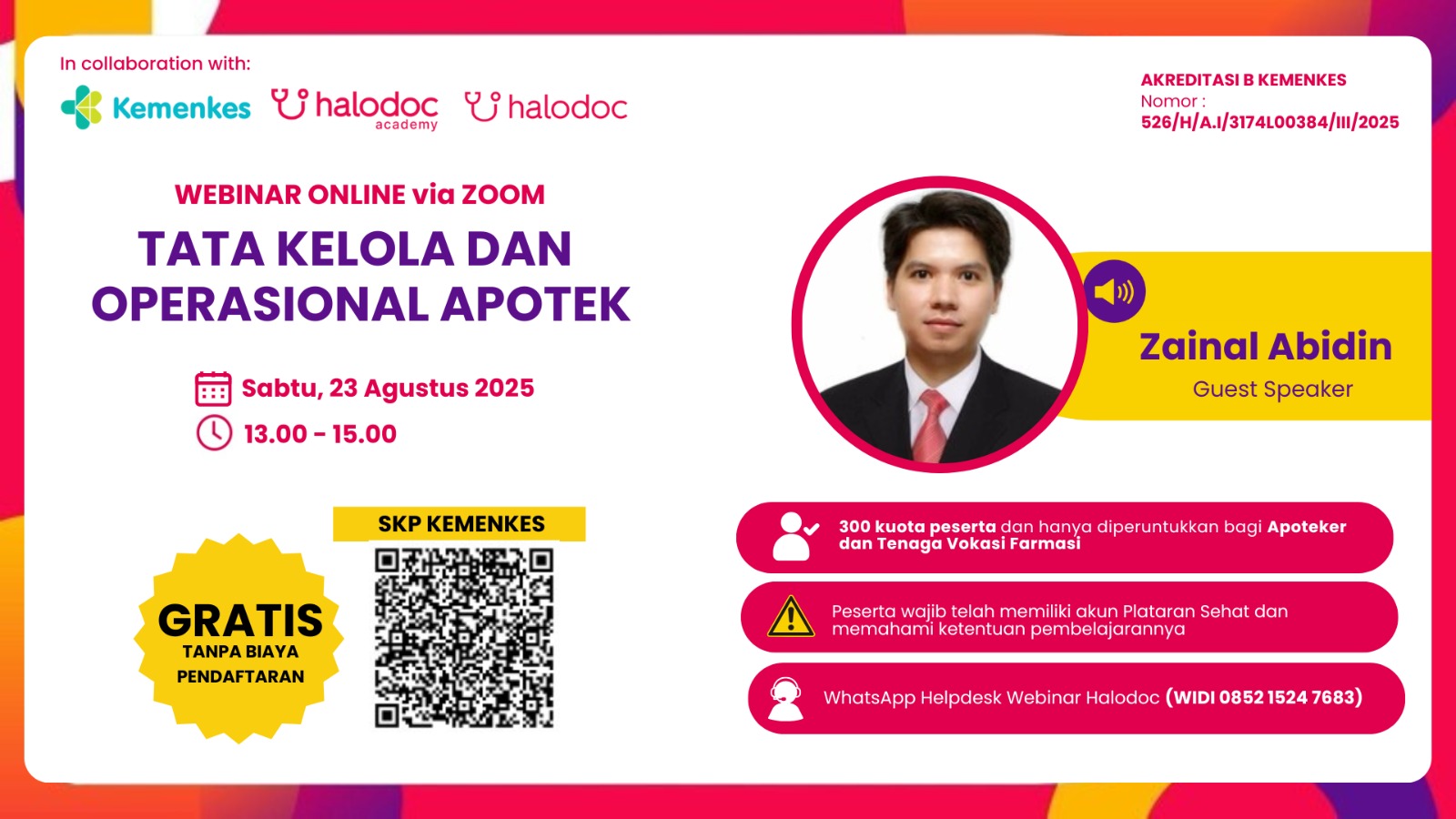 Tata Kelola & Operasional Apotek Angkatan 1