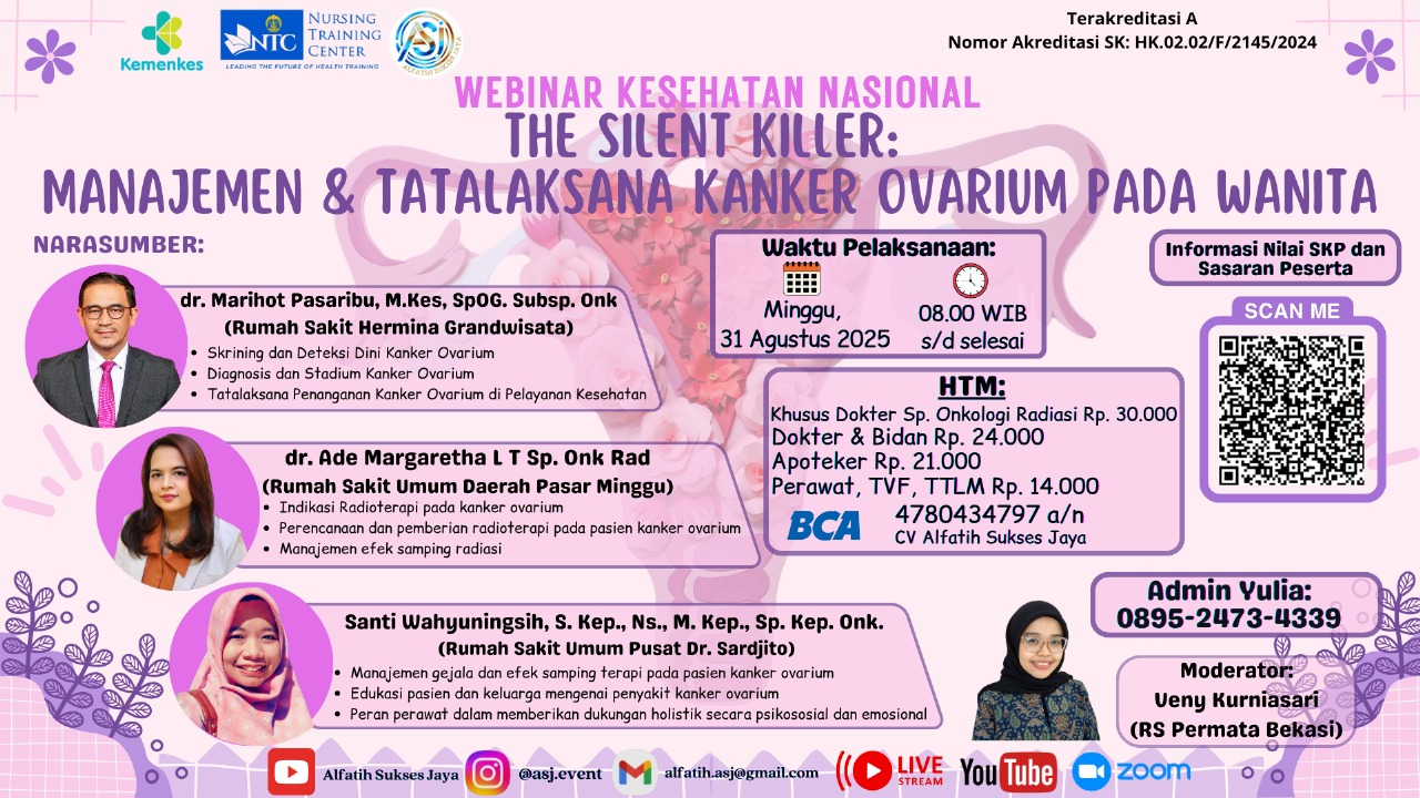 The Silent Killer: Manajemen & Tatalaksana Kanker  Ovarium Pada Wanita Angkatan 1
