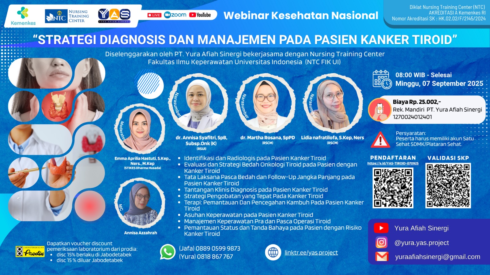 Strategi Diagnosis dan Manajemen Pada Pasien Kanker Tiroid Angkatan 1