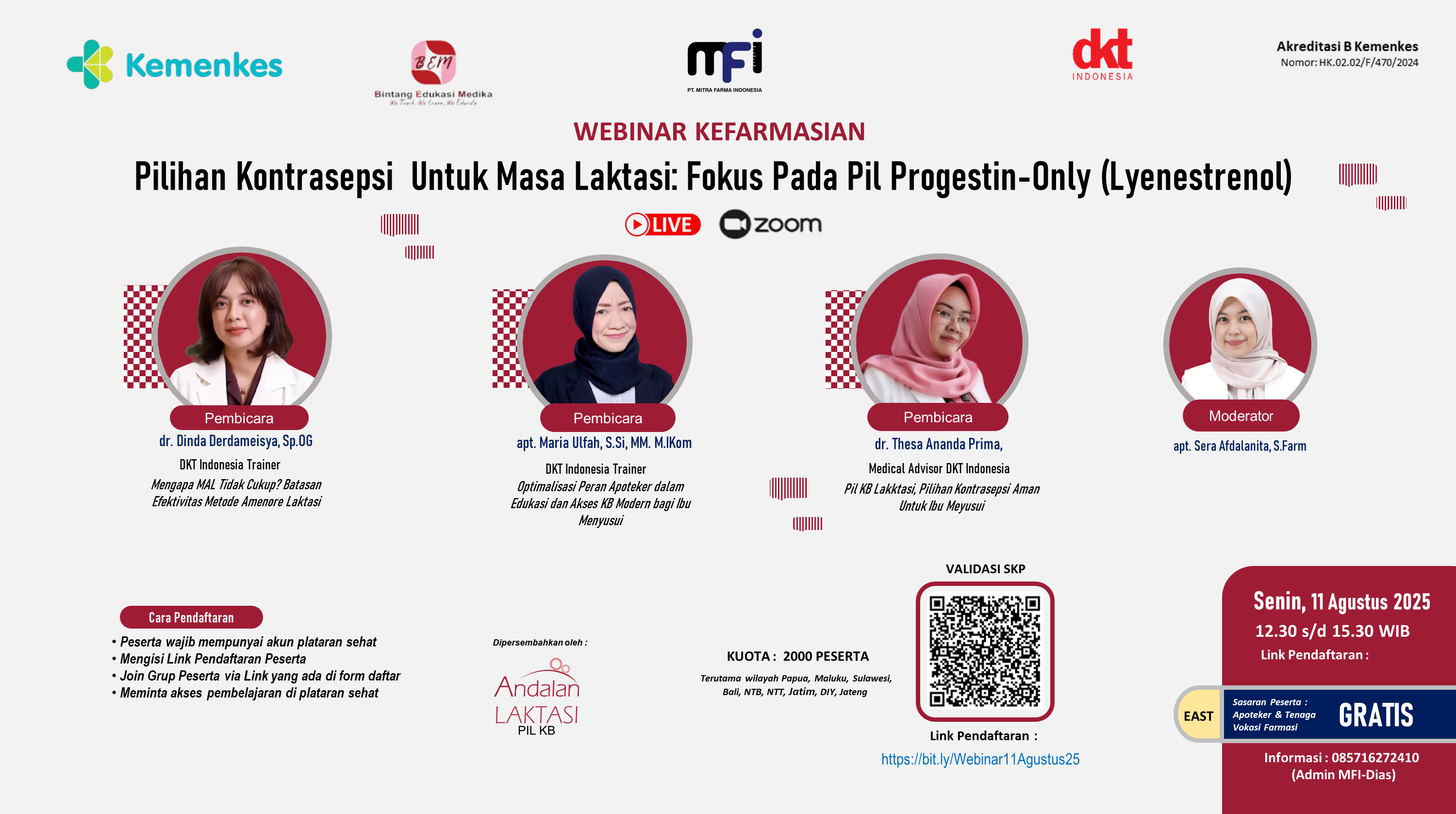 Pilihan Kontrasepsi Aman Untuk Masa Laktasi : Fokus Pada Pil Progestin – Only (Lynestrenol) Angkatan 1
