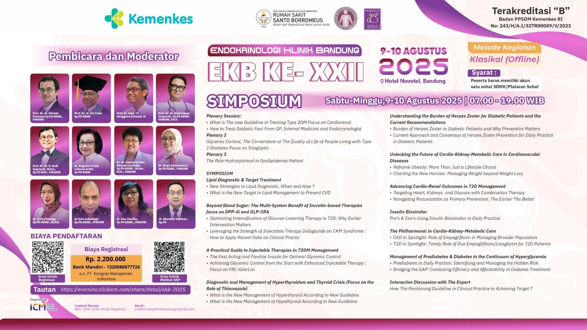 Simposium Endokrinologi Klinik Bandung (EKB) KE – XXII Angkatan 1