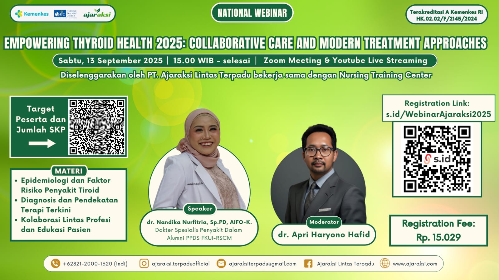 Empowering Thyroid Health 2025: Collaborative Care and Modern Treatment Approaches Angkatan 1
