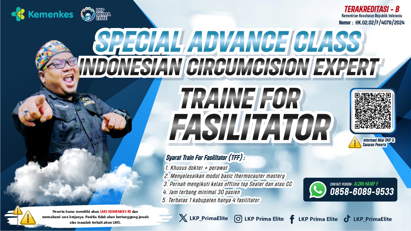 TRAIN FOR FASILITATOR CIRCUMCISION EXPERT Angkatan 1