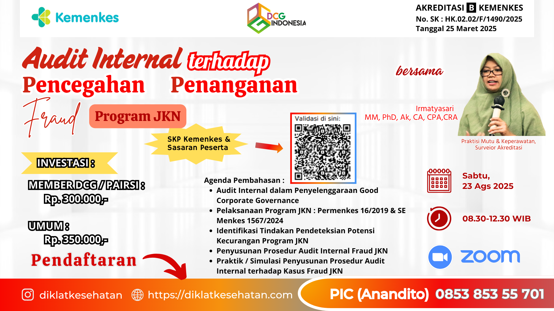 AUDIT INTERNAL TERHADAP PENCEGAHAN DAN PENANGANAN FRAUD PROGRAM JAMINAN KESEHATAN NASIONAL Angkatan 1