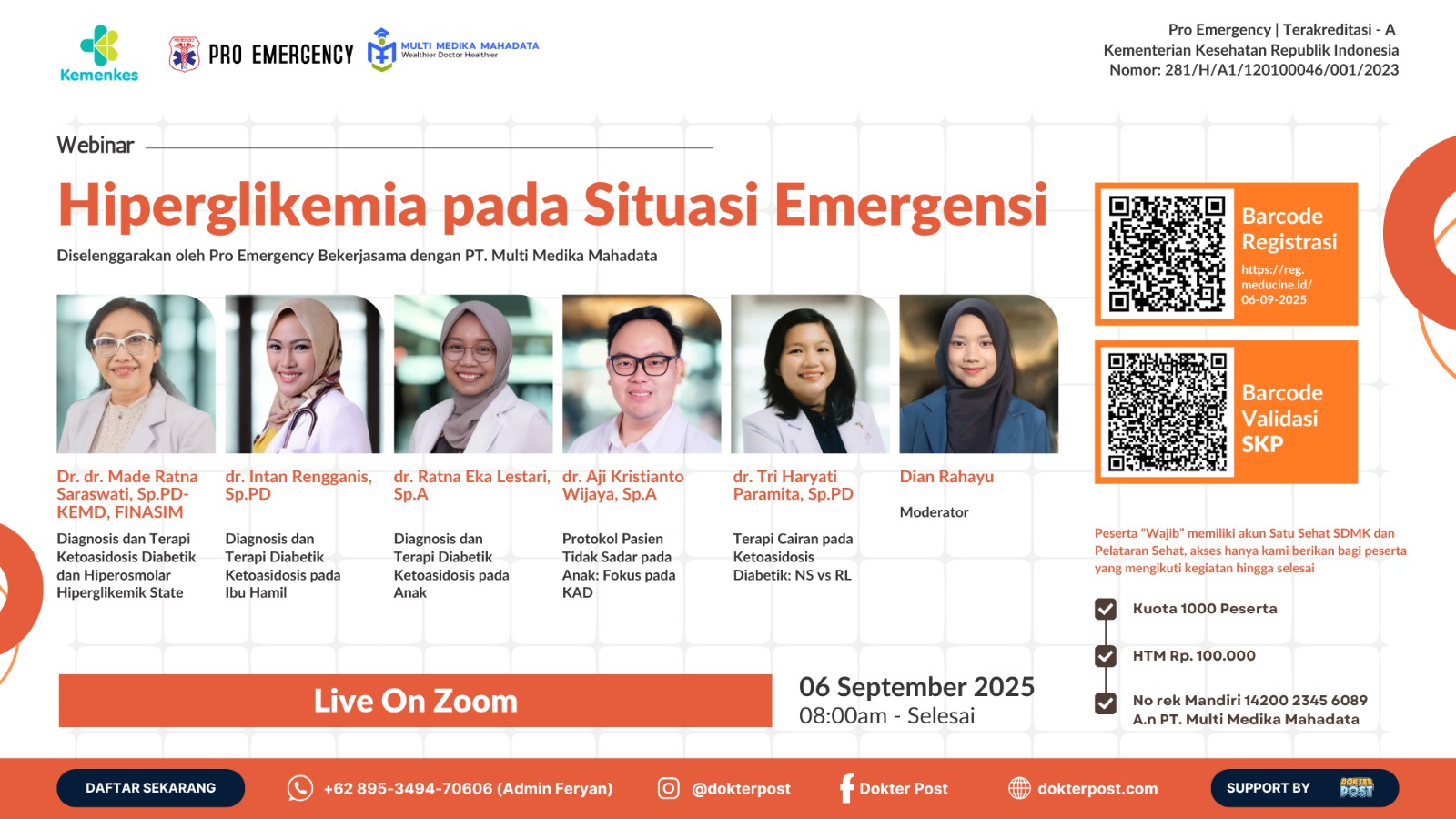 Webinar Hiperglikemia Pada Situasi Emergensi Angkatan 1