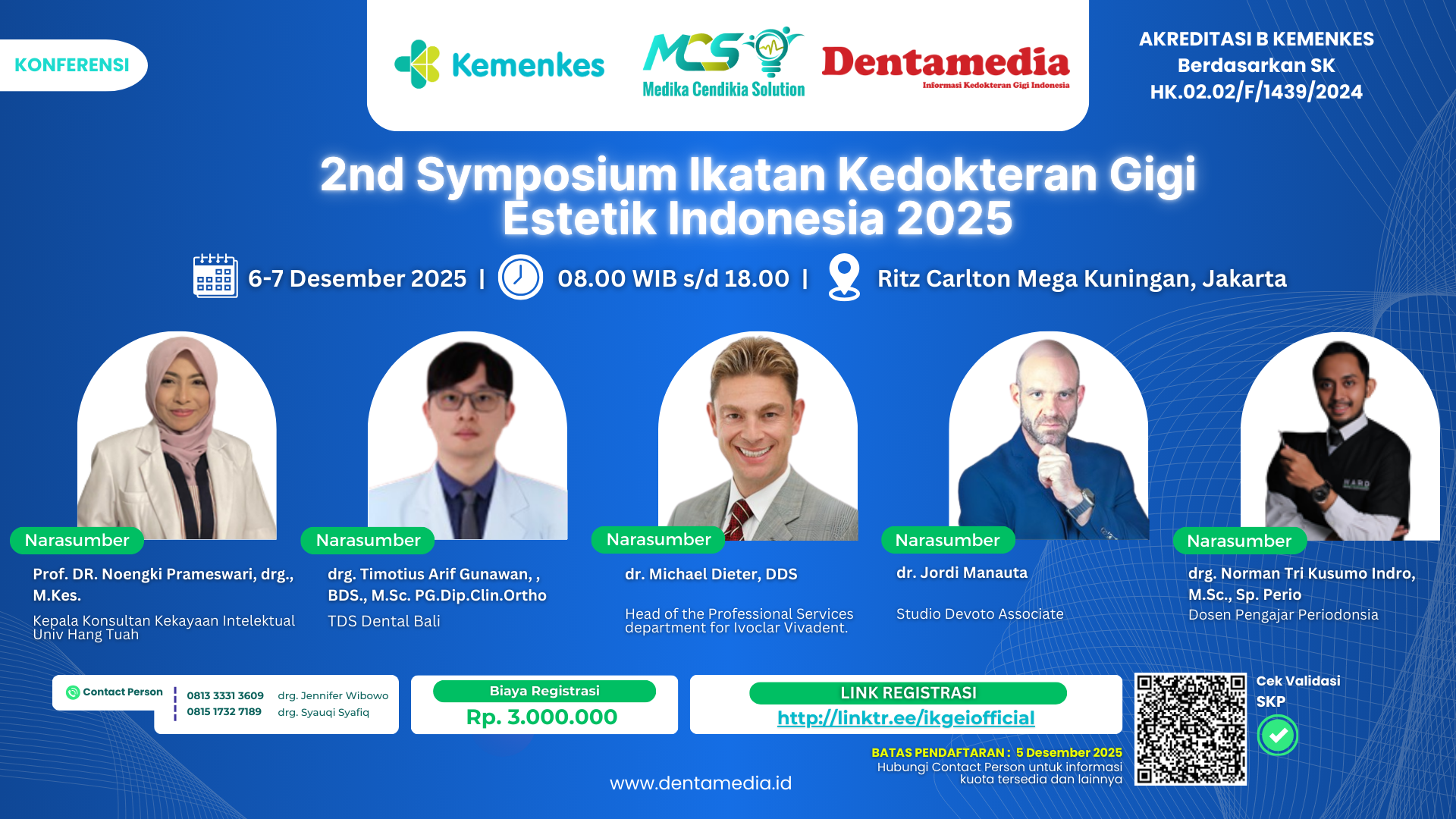 2nd Symposium Ikatan Kedokteran Gigi Estetik Indonesia 2025 Angkatan 1