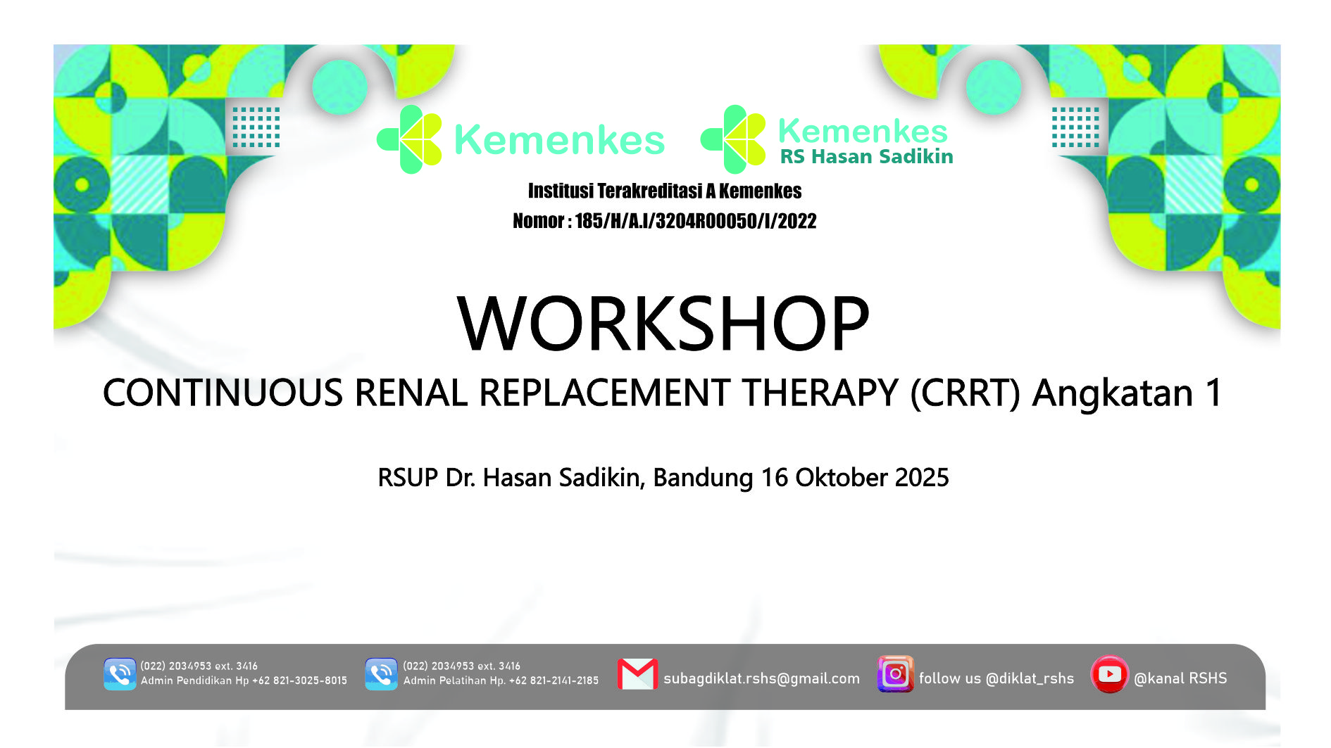 CONTINUOUS RENAL REPLACEMENT THERAPY (CRRT) Angkatan 1