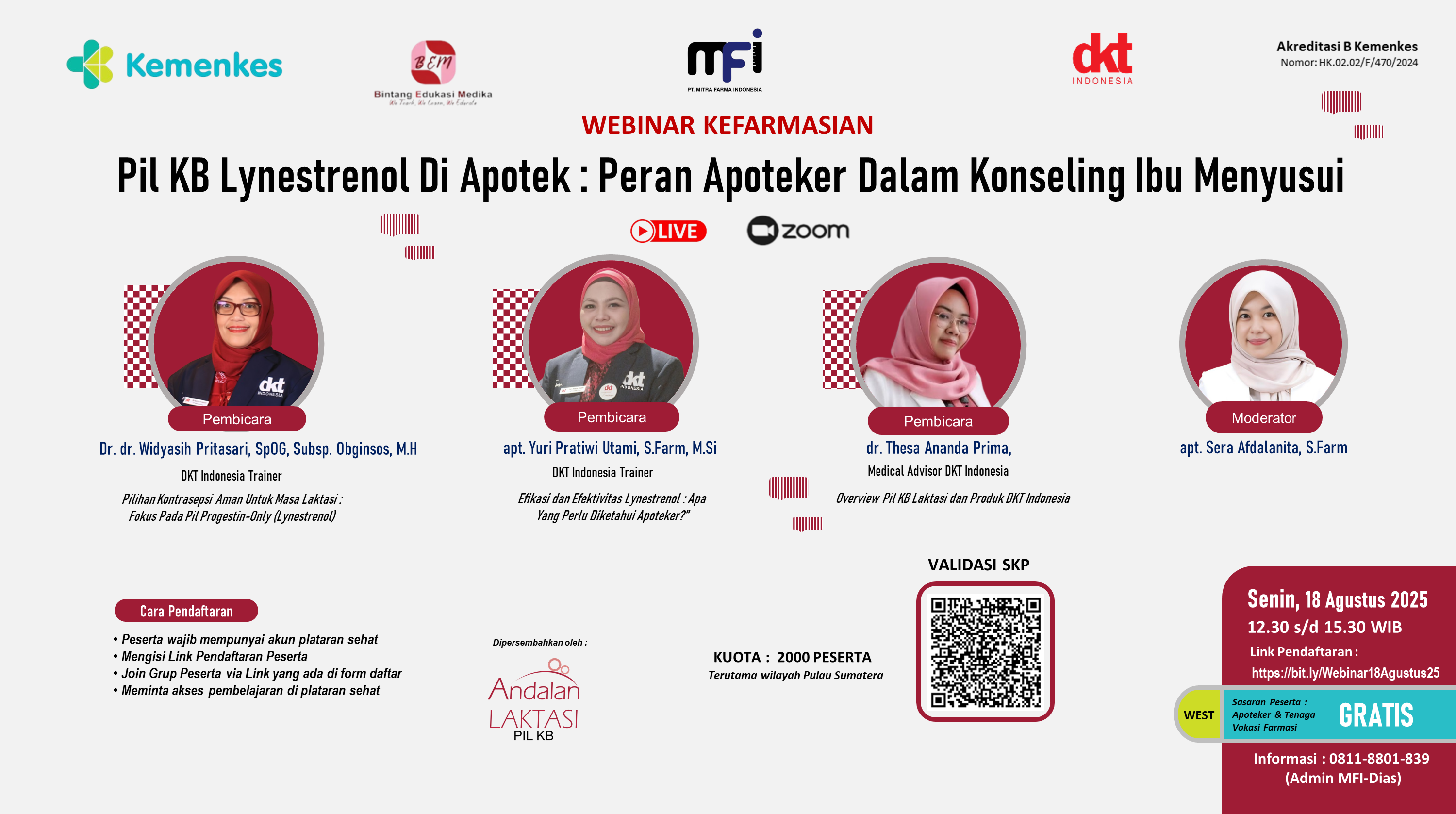 Pil KB Lynestrenol Di Apotek : Peran Apoteker Dalam Konseling Ibu Menyusui Angkatan 1