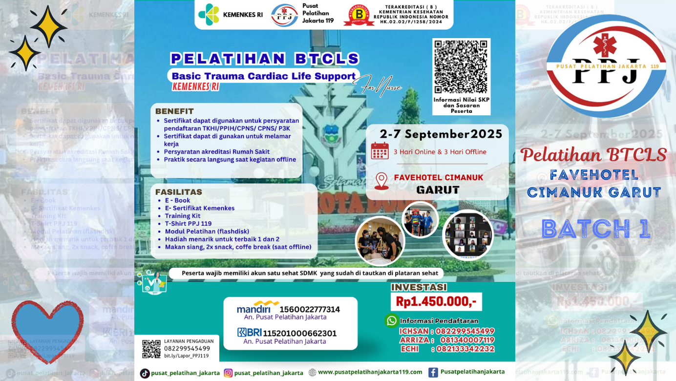 Pelatihan Basic Trauma Cardiac Life Support (BTCLS) Angkatan 36
