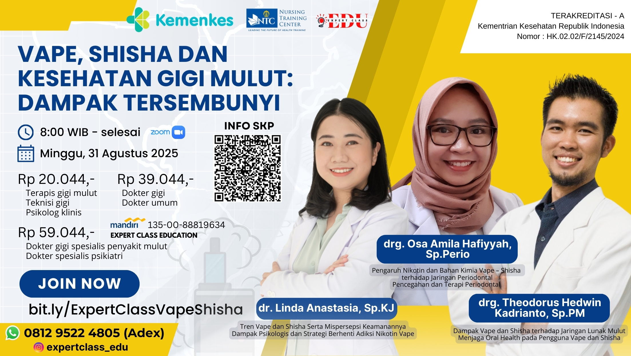 Vape, Sisha, dan Kesehatan Gigi Mulut: Dampak Tersembunyi Angkatan 1