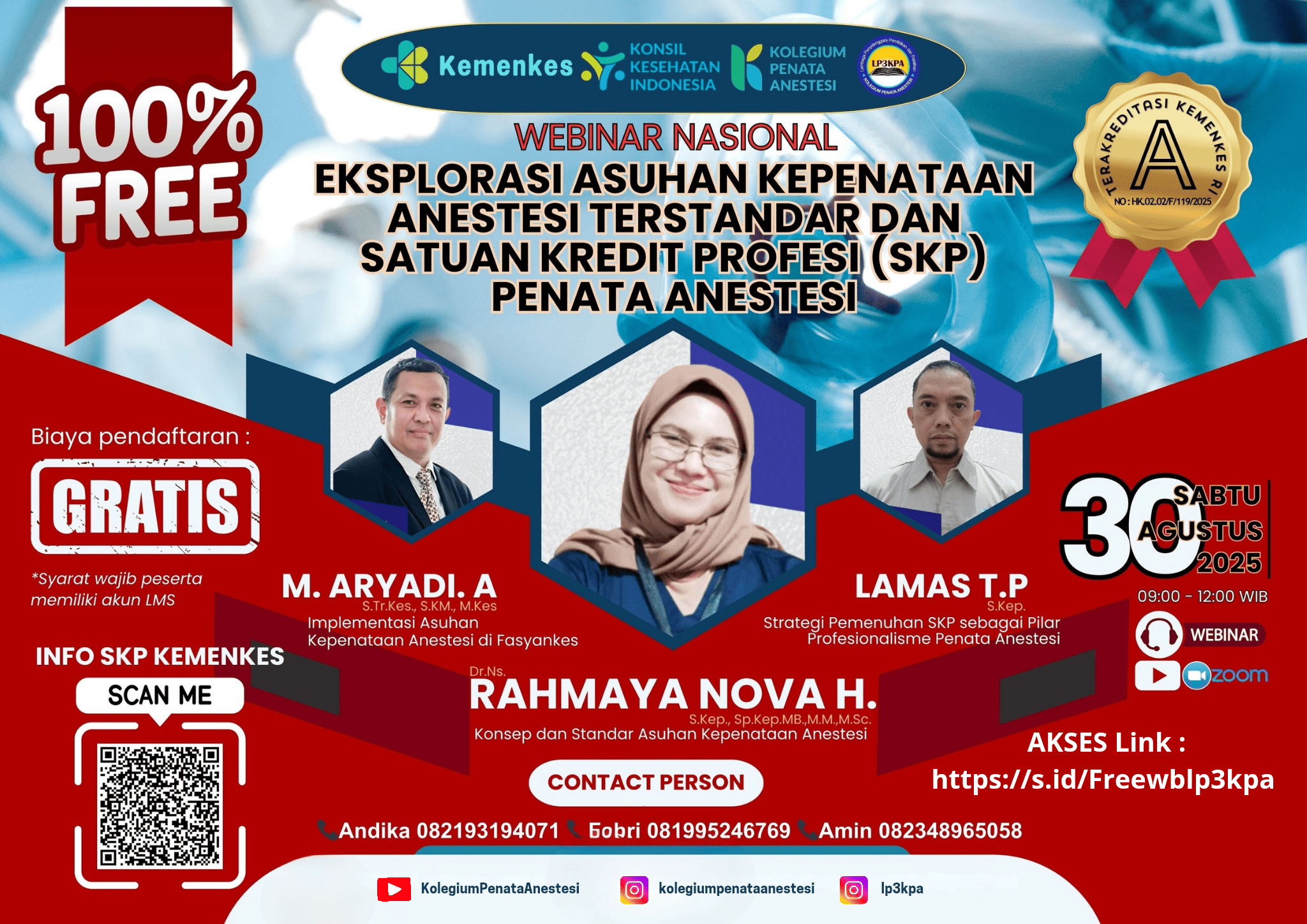 EKSPLORASI ASUHAN KEPENATAAN ANESTESI TERSTANDAR DAN SATUAN KREDIT PROFESI (SKP) PENATA ANESTESI Angkatan 2