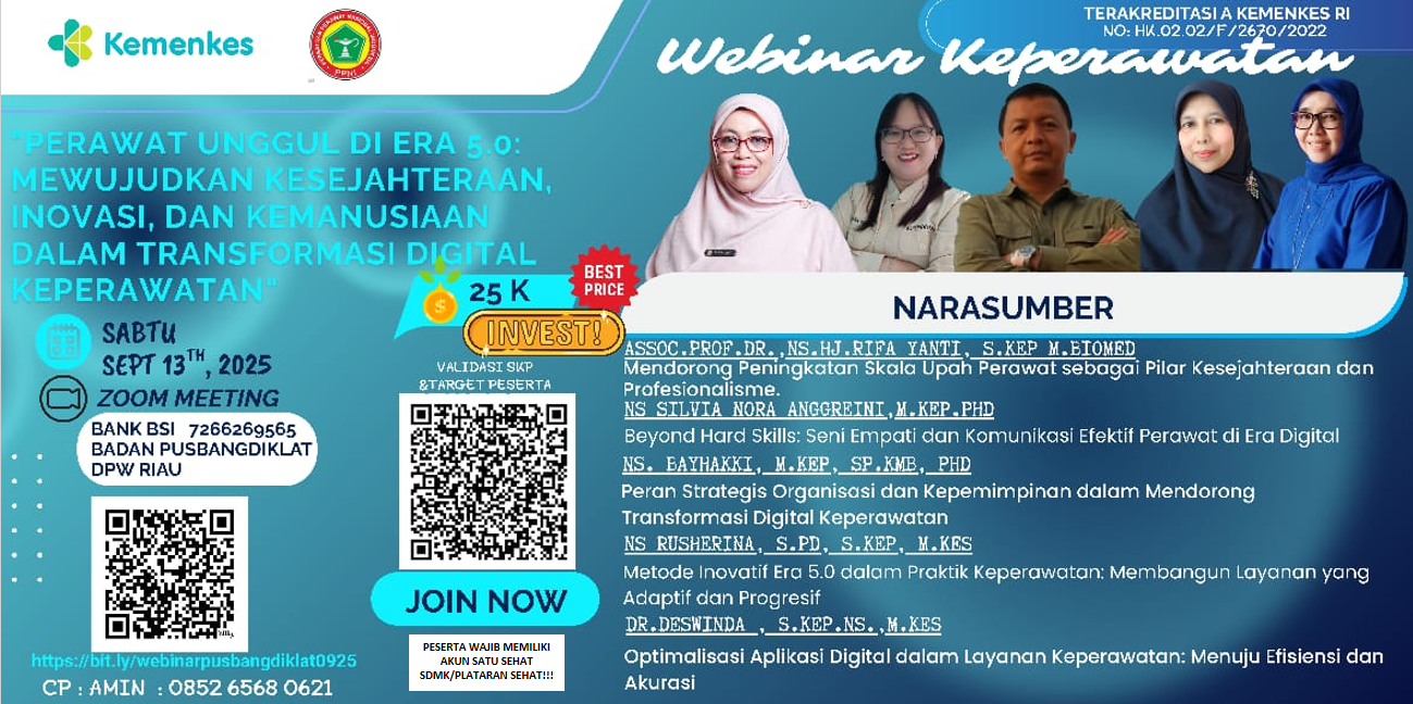 Perawat Unggul di Era 5.0 Mewujudkan Kesejahteraan Inovasi dan Kemanusiaan dalam Transformasi Digital Keperawatan Angkatan 1