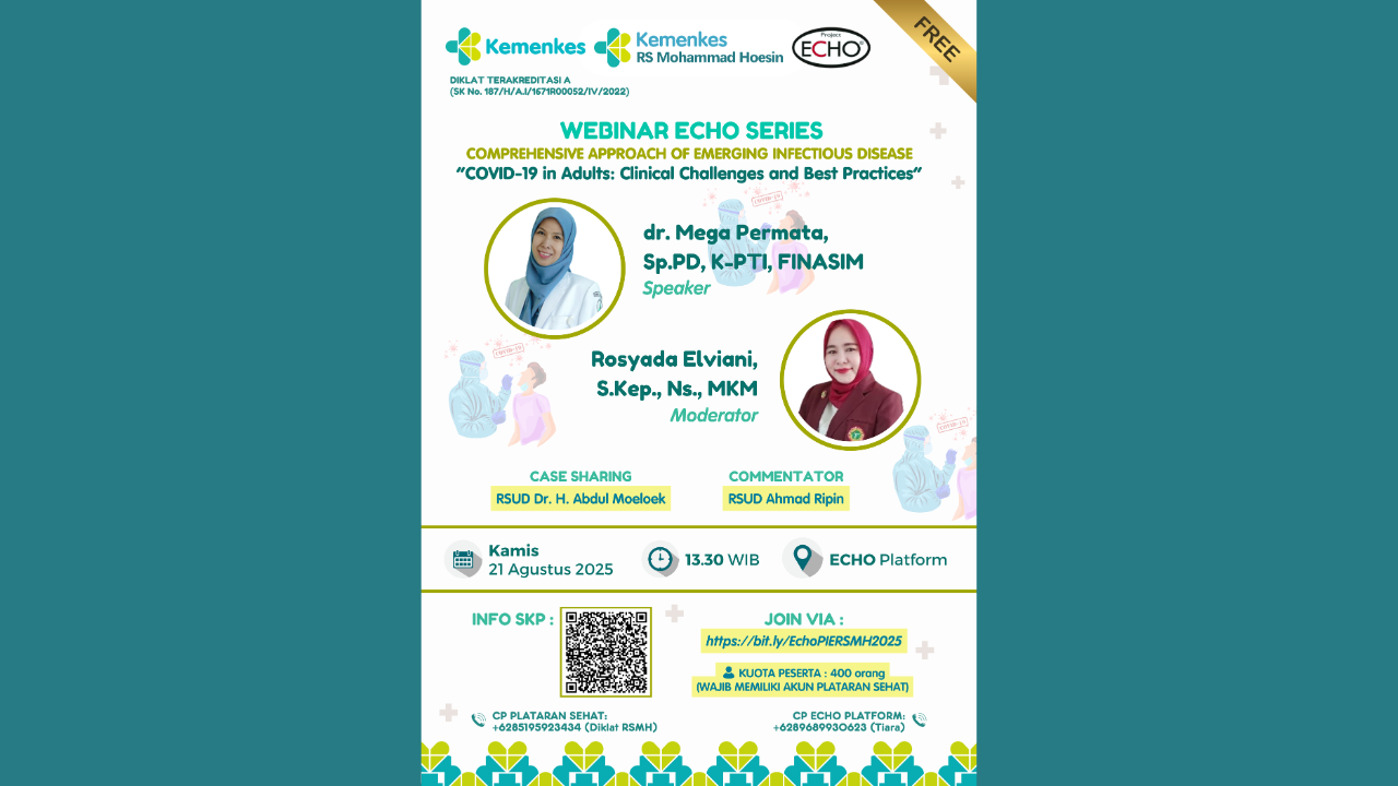Webinar Tatalaksana COVID-19 Pada Pasien Dewasa Angkatan 1