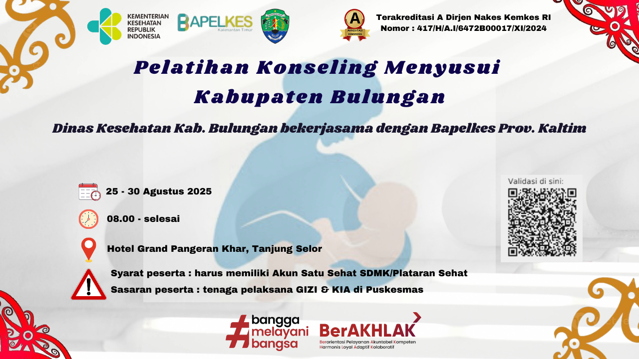 Pelatihan Konseling Menyusui Angkatan 6