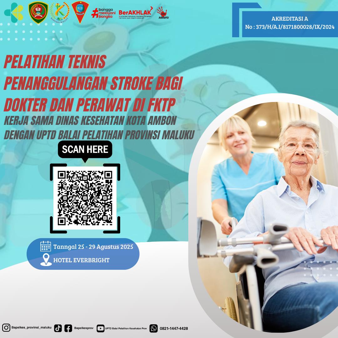 Pelatihan Teknis Penanggulangan Stroke Bagi Dokter dan Perawat di Fasilitas Kesehatan Tingkat Pertama (FKTP) Angkatan 1