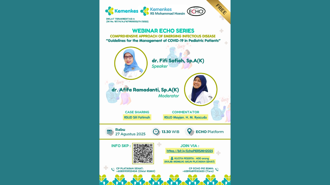 Webinar Tatalaksana Pelayanan COVID-19 pada Pasien Anak Angkatan 1