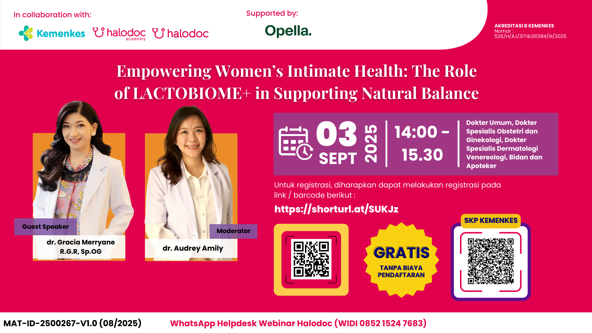 Empowering Womenʼs Intimate Health : The Role of LACTOBIOME+ in Supporting Natural Balance Angkatan 1