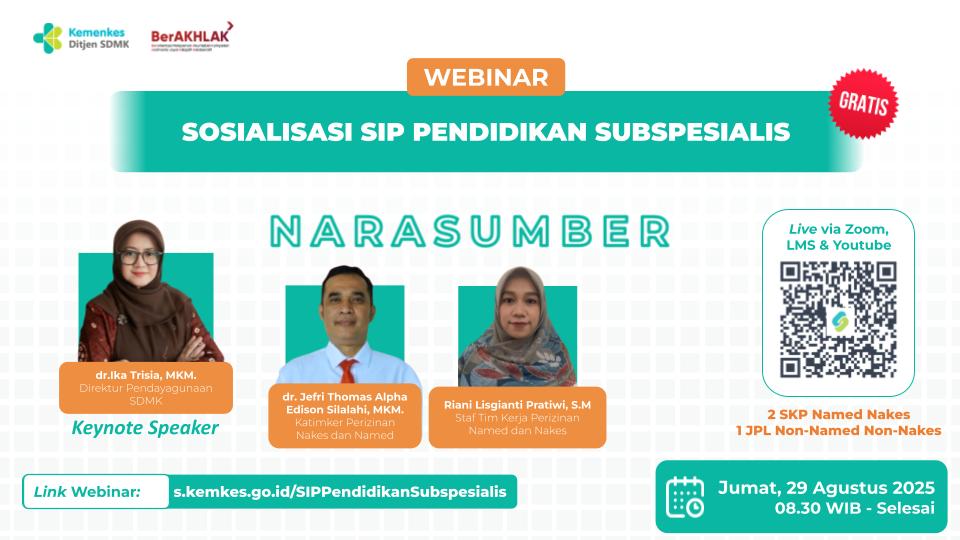 Webinar Sosialisasi SIP Pendidikan Subspesialis 29 Agustus 2025 Angkatan 1