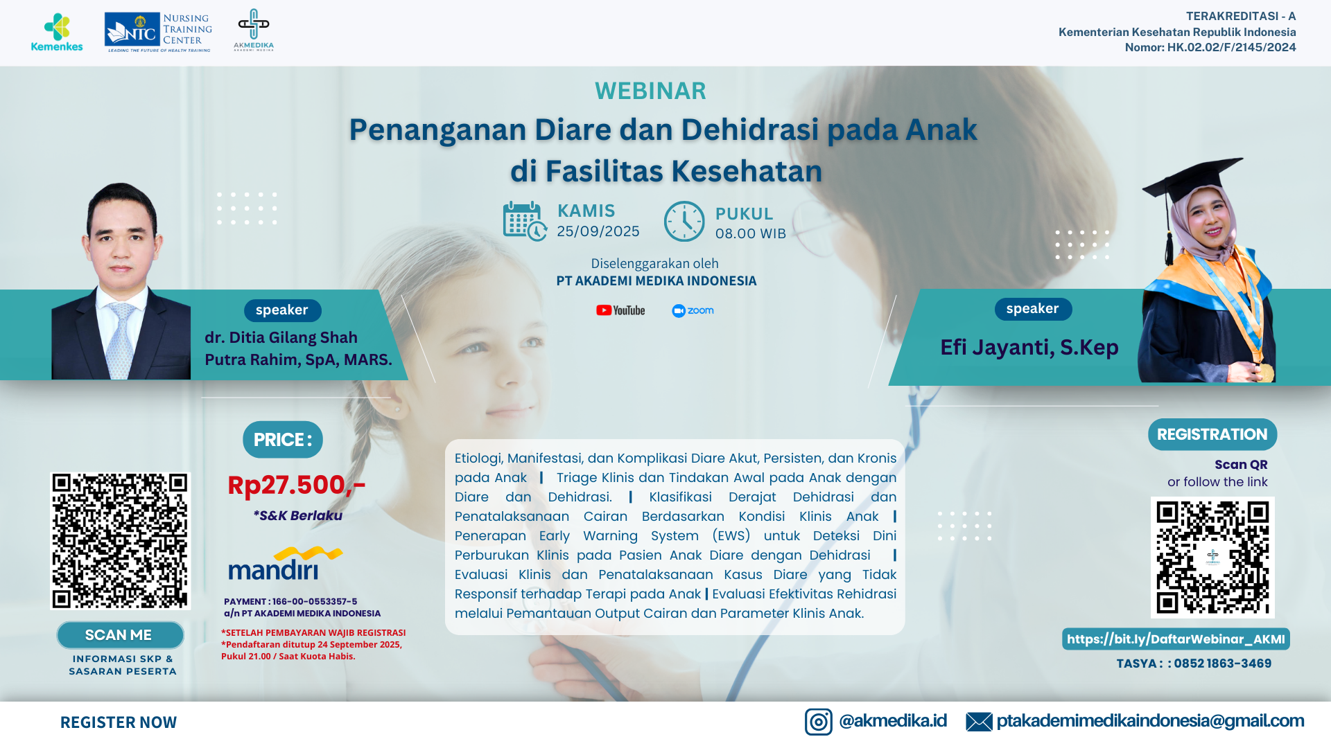 Penanganan Diare dan Dehidrasi pada Anak di Fasilitas Kesehatan Angkatan 1