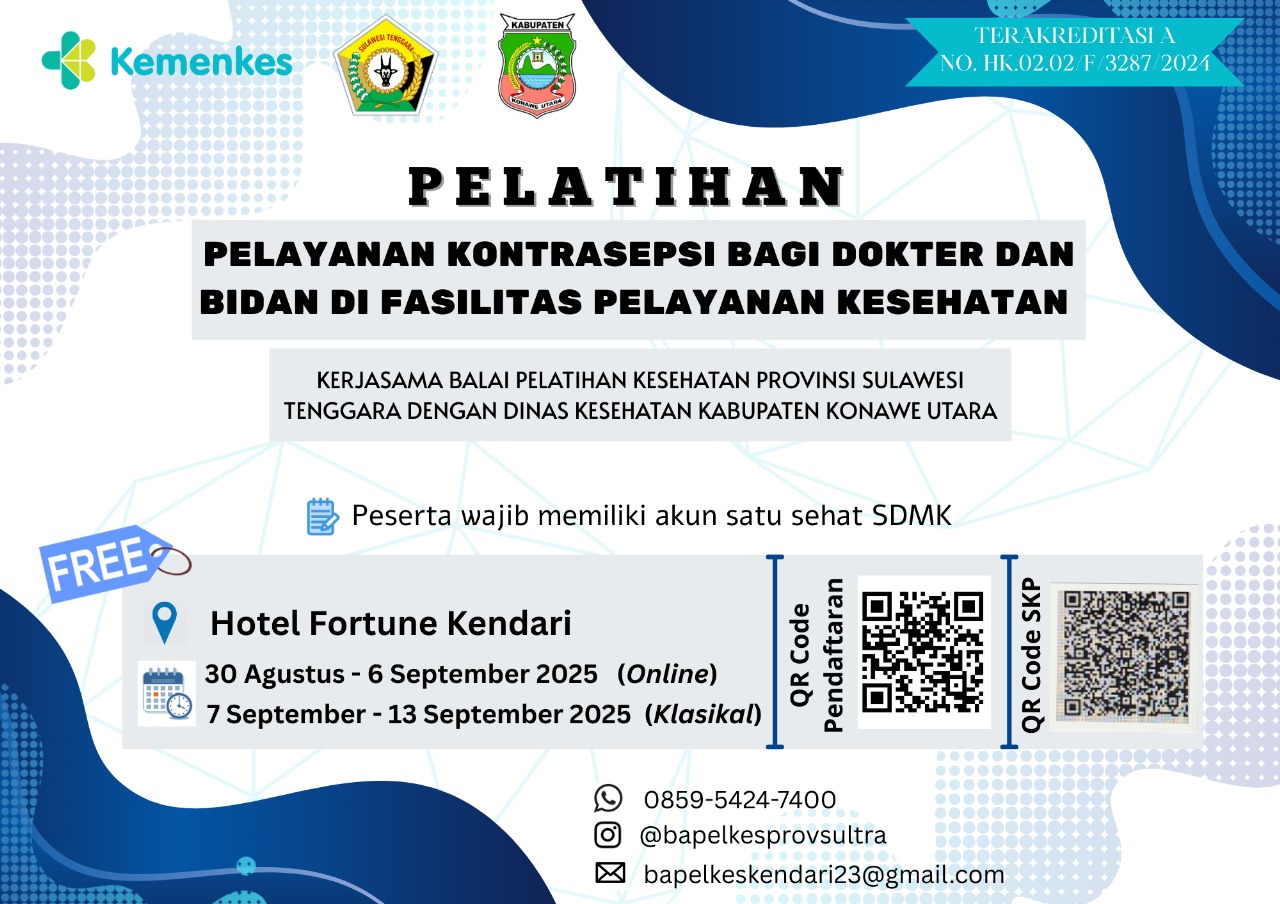 Pelatihan Pelayanan Kontrasepsi bagi Dokter dan Bidan di Fasilitas Pelayanan Kesehatan Angkatan 1