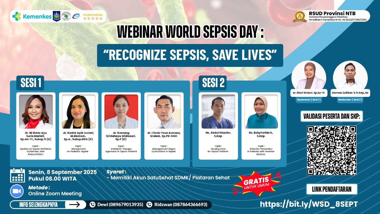 Webinar World Sepsis Day: Recognize Sepsis, Save Lives Angkatan 1