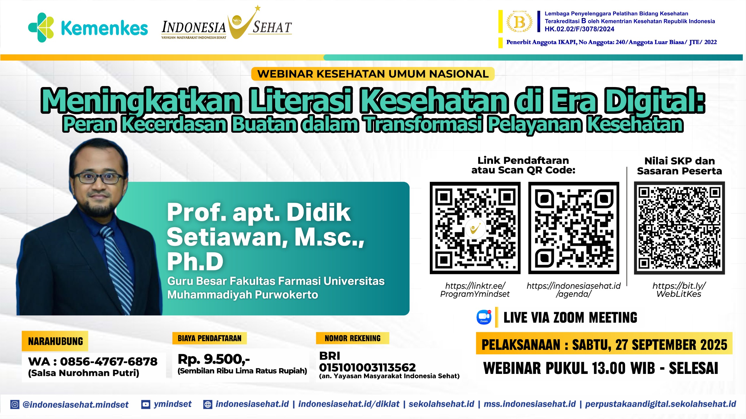 Meningkatkan Literasi Kesehatan di Era Digital: Peran Kecerdasan Buatan dalam Transformasi Pelayanan Kesehatan Angkatan 1