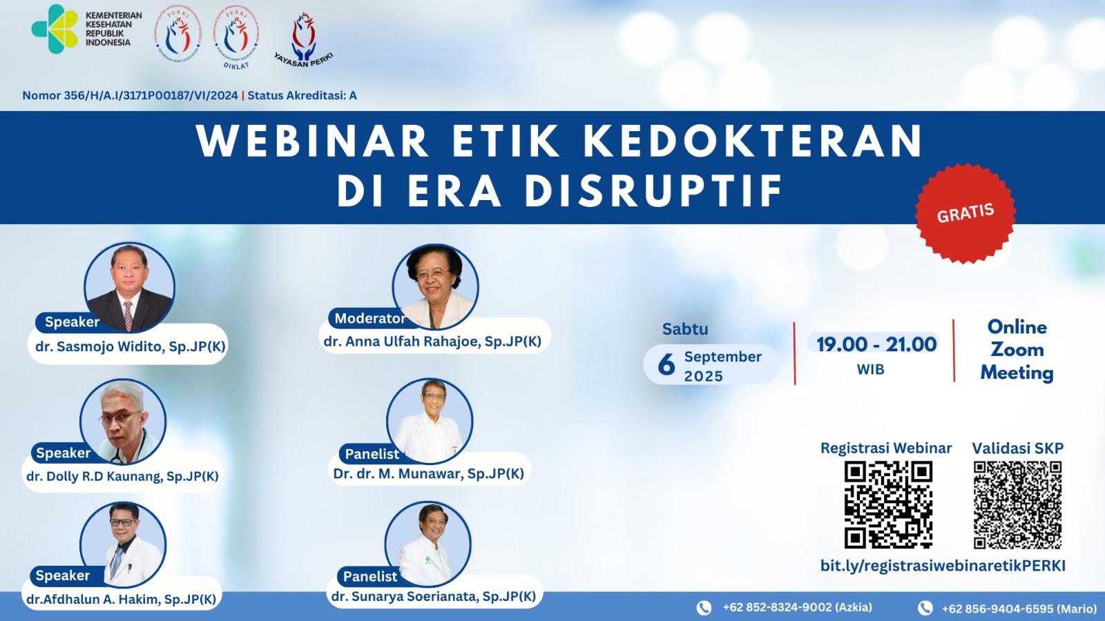 Webinar Etik Kedokteran di Era Disruptif Angkatan 1