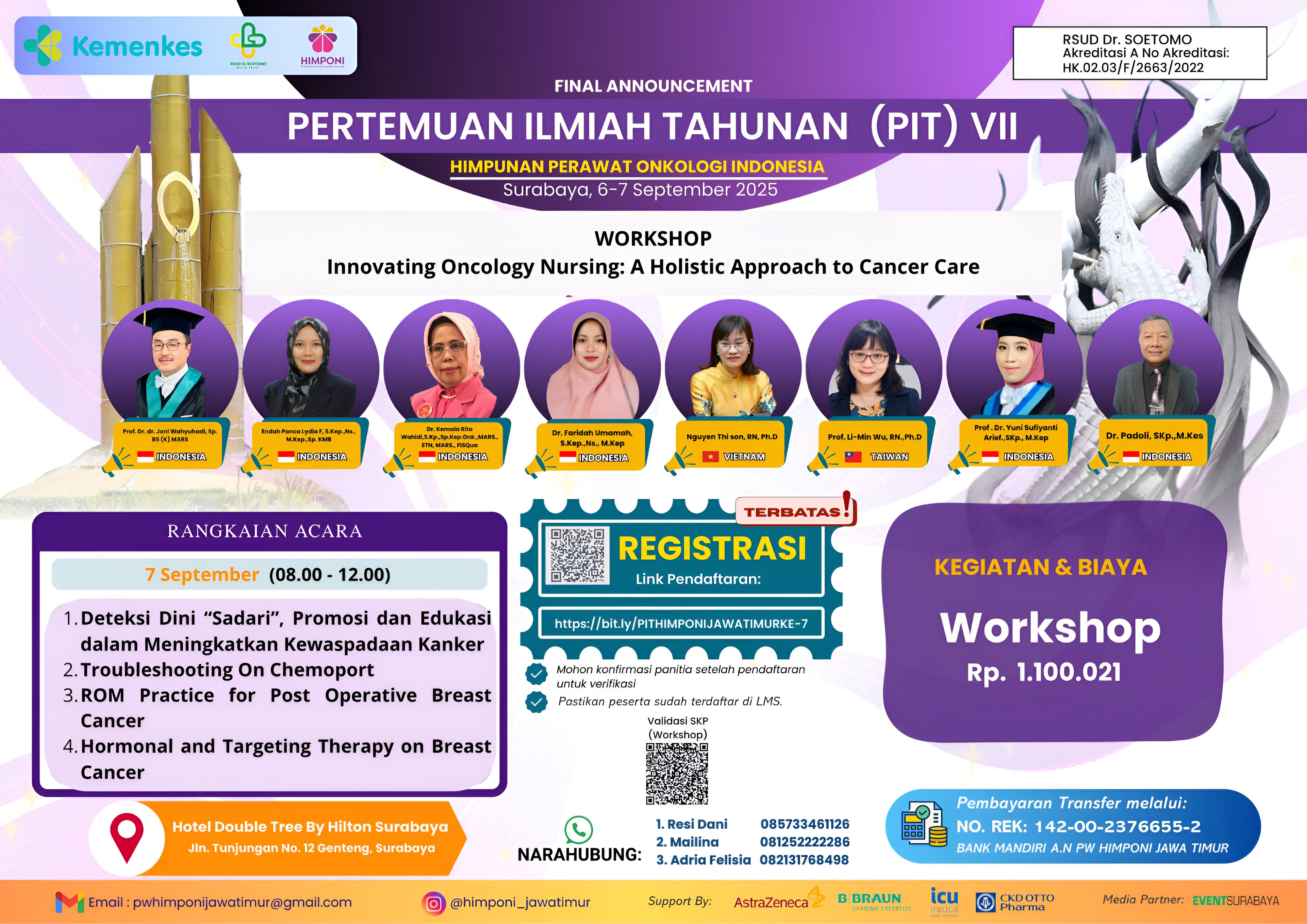 Innovating Oncology Nursing; A Holistic Approach to Cancer Care Angkatan 1