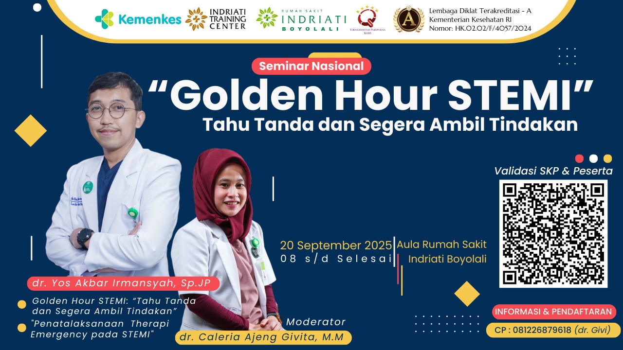 "GOLDEN HOUR STEMI" TAHU TANDA DAN SEGERA AMBIL TINDAKAN Angkatan 1
